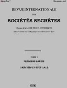 Couverture du livre « R.i.s.s. grise 1912 » de Ernest Jouin aux éditions Saint-remi