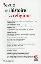 Couverture du livre « Revue de l'histoire des religions t.232 ; juillet-septembre 2015 » de  aux éditions Armand Colin