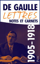 Couverture du livre « Lettres notes - tome 1 - vol01 » de Charles De Gaulle aux éditions Plon