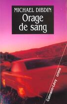 Couverture du livre « Orage de sang » de Dibdin Michael aux éditions Calmann-levy