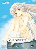 Couverture du livre « Chobits - édition double : Intégrale vol.1 : Tomes 1 et 2 » de Clamp aux éditions Pika