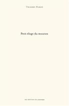 Couverture du livre « Petit éloge du mouton » de Thierry Pardo aux éditions Du Passage