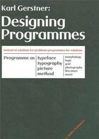 Couverture du livre « Karl gerstner designing programmes » de Geisler/Pabst aux éditions Lars Muller