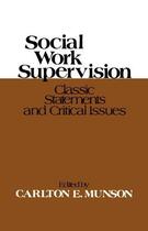 Couverture du livre « Social Work Supervision » de Munson Carlton E aux éditions Free Press