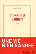 Couverture du livre « Monsieur Loriot » de Clelia Anfray aux éditions Gallimard