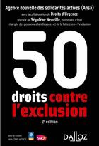 Couverture du livre « 50 droits contre l'exclusion » de  aux éditions Dalloz