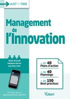Couverture du livre « Management de l'innovation just in time » de  aux éditions Vuibert