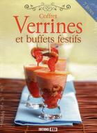 Couverture du livre « Coffret verrines et buffets festifs » de Brozinska Anastas. aux éditions Editions Esi