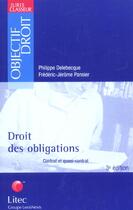 Couverture du livre « Droit des obligations contrat et quasi-contrat » de Frederic-Jerome Pansier aux éditions Lexisnexis