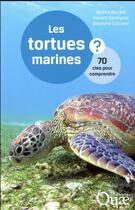 Couverture du livre « Les tortues marines » de Jerome Bourjea et Hendrik Sauvignet et Stephane Ciccione aux éditions Quae