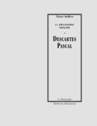 Couverture du livre « La philosophie française ; Descartes, Pascal » de Victor Delbos aux éditions Manucius