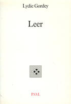 Couverture du livre « Leer » de Lydie Gordey aux éditions P.o.l