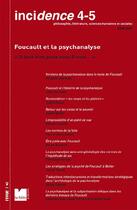 Couverture du livre « Foucault et la psychanalyse » de  aux éditions Felin