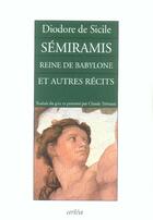 Couverture du livre « Semiramis, Reine De Babylone Et Autres Recits » de Diodore De Sicile aux éditions Arlea
