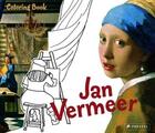 Couverture du livre « Coloring book jan vermeer » de Doris Kutschbach aux éditions Prestel