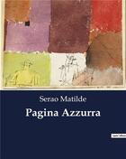 Couverture du livre « Pagina Azzurra » de Serao Matilde aux éditions Culturea