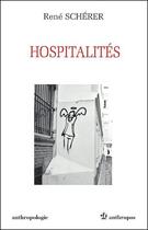 Couverture du livre « Hospitalités » de Rene Scherer aux éditions Economica