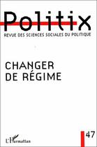 Couverture du livre « Changer de regime » de  aux éditions L'harmattan