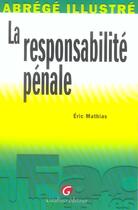 Couverture du livre « La responsabilite penale » de Mathias E. aux éditions Gualino