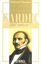Couverture du livre « Kardec » de Christian Bouchet aux éditions Pardes