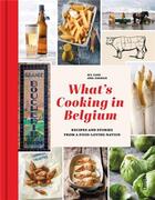 Couverture du livre « What's cooking in belgium » de Evans aux éditions Luster
