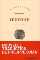 Couverture du livre « Le retour » de Harold Pinter aux éditions Gallimard