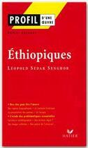 Couverture du livre « Éthiopiques de Léopold Sédar Senghor » de Robert Jouanny aux éditions Hatier