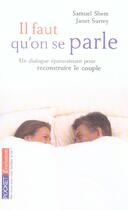 Couverture du livre « Il Faut Que L'On Se Parle » de Samuel Shem et Janet Surrey aux éditions Pocket