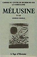 Couverture du livre « Melusine 12 lisible-visible » de  aux éditions L'age D'homme