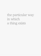 Couverture du livre « Martin Beck ; the particular way in which a thing exists » de Michele Theriault aux éditions Galerie Leonard & Bina Ellen