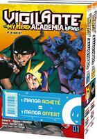 Couverture du livre « Vigilante - my hero Academia illegals : Intégrale Tomes 1 et 2 » de Kohei Horikoshi et Hideyuki Furuhashi et Betten Court aux éditions Ki-oon