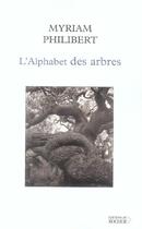 Couverture du livre « L'alphabet des arbres » de Myriam Philibert aux éditions Rocher