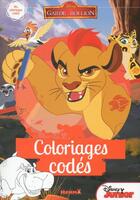 Couverture du livre « Coloriages codés : la garde du Roi Lion » de Stephanie Sojic aux éditions Hemma