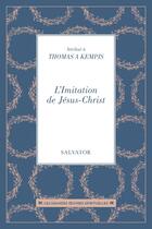 Couverture du livre « L'imitation de Jésus-Christ » de Thomas A. Kempis aux éditions Salvator