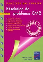 Couverture du livre « Résolution de problèmes ; CM2 » de Higele/Caron aux éditions Retz