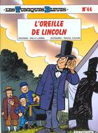 Couverture du livre « Les Tuniques Bleues Tome 44 : l'oreille de Lincoln » de Raoul Cauvin et Willy Lambil aux éditions Dupuis