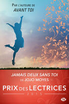 Couverture du livre « Jamais deux sans toi » de Jojo Moyes aux éditions Hauteville