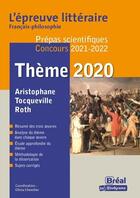 Couverture du livre « Épreuve littéraire 2021-2022 ; prépa scientifique (édition 2021/2022) » de  aux éditions Breal