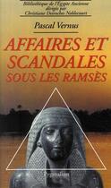 Couverture du livre « Affaires et scandales sous les Ramsès » de Vernus Pascal aux éditions Pygmalion