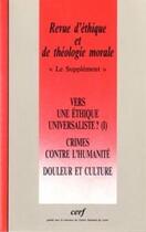 Couverture du livre « Revue d'ethique et de theologie morale 193 » de Collectif Retm aux éditions Cerf