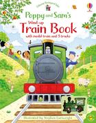 Couverture du livre « Poppy and Sam's wind-up train book : with model train and 3 tracks » de Stephen Cartwright aux éditions Usborne