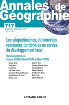 Couverture du livre « REVUE ANNALES DE GEOGRAPHIE T.717 ; 5/2017 » de Revue Annales De Geographie aux éditions Armand Colin