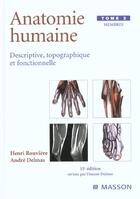 Couverture du livre « Anatomie humaine. descriptive, topographique et fonctionnelle. membres » de Rouviere/Delmas aux éditions Elsevier-masson