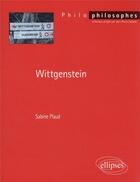 Couverture du livre « Wittgenstein » de Sabine Plaud aux éditions Ellipses