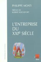 Couverture du livre « L'entreprise du xix siecle » de Philippe Moati aux éditions Editions De L'aube