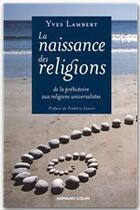 Couverture du livre « Le parcours religieux de l'humanité » de Yves Lambert aux éditions Armand Colin