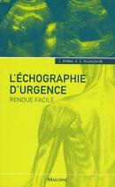 Couverture du livre « L'échographie d'urgence rendue facile » de Mclau Bowra J aux éditions Maloine