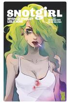 Couverture du livre « Snotgirl Tome 1 : les cheveux verts n'en n'ont rien à faire » de Bryan Lee O'Malley et Leslie Hung aux éditions Glenat Comics