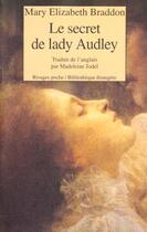 Couverture du livre « Le secret de lady audley » de Braddon M-E. aux éditions Rivages