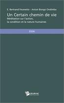 Couverture du livre « Un certain chemin de vie ; méditation sur l'action, la condition et la nature humaines » de Feumetio/Bongo aux éditions Publibook